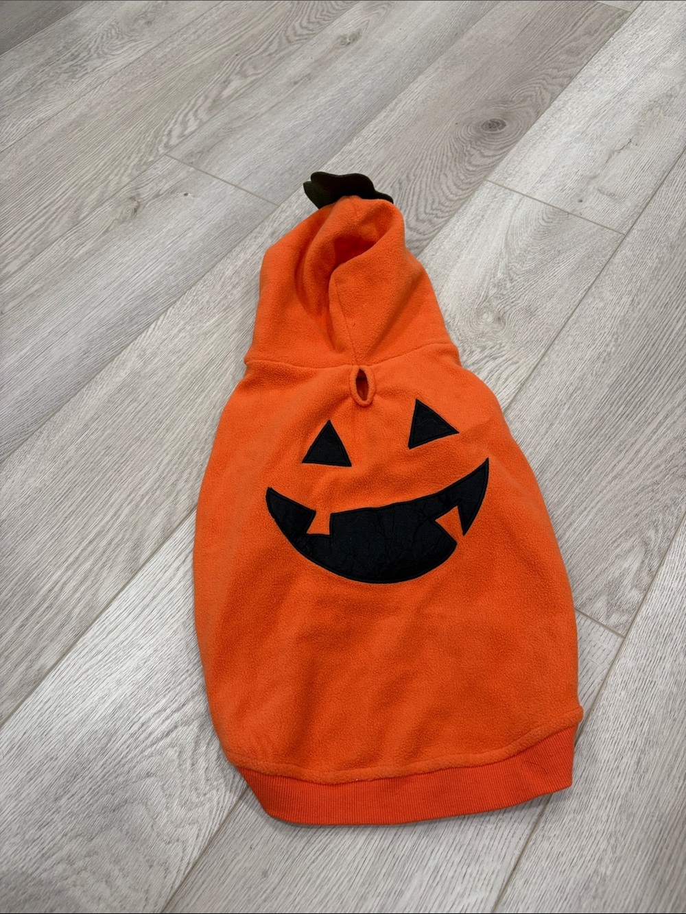 Old Navy Orange Pet Hoodie with Bow Accent size m Halloween - Picture 2 of 2